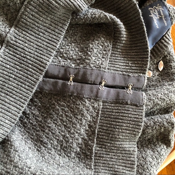American Eagle Outfitters Gray Cardigan Sweater - Picture 5 of 7
